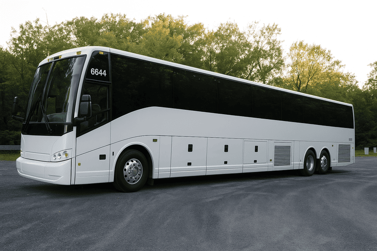 exterior of Cape Coral Minibus Company coach bus