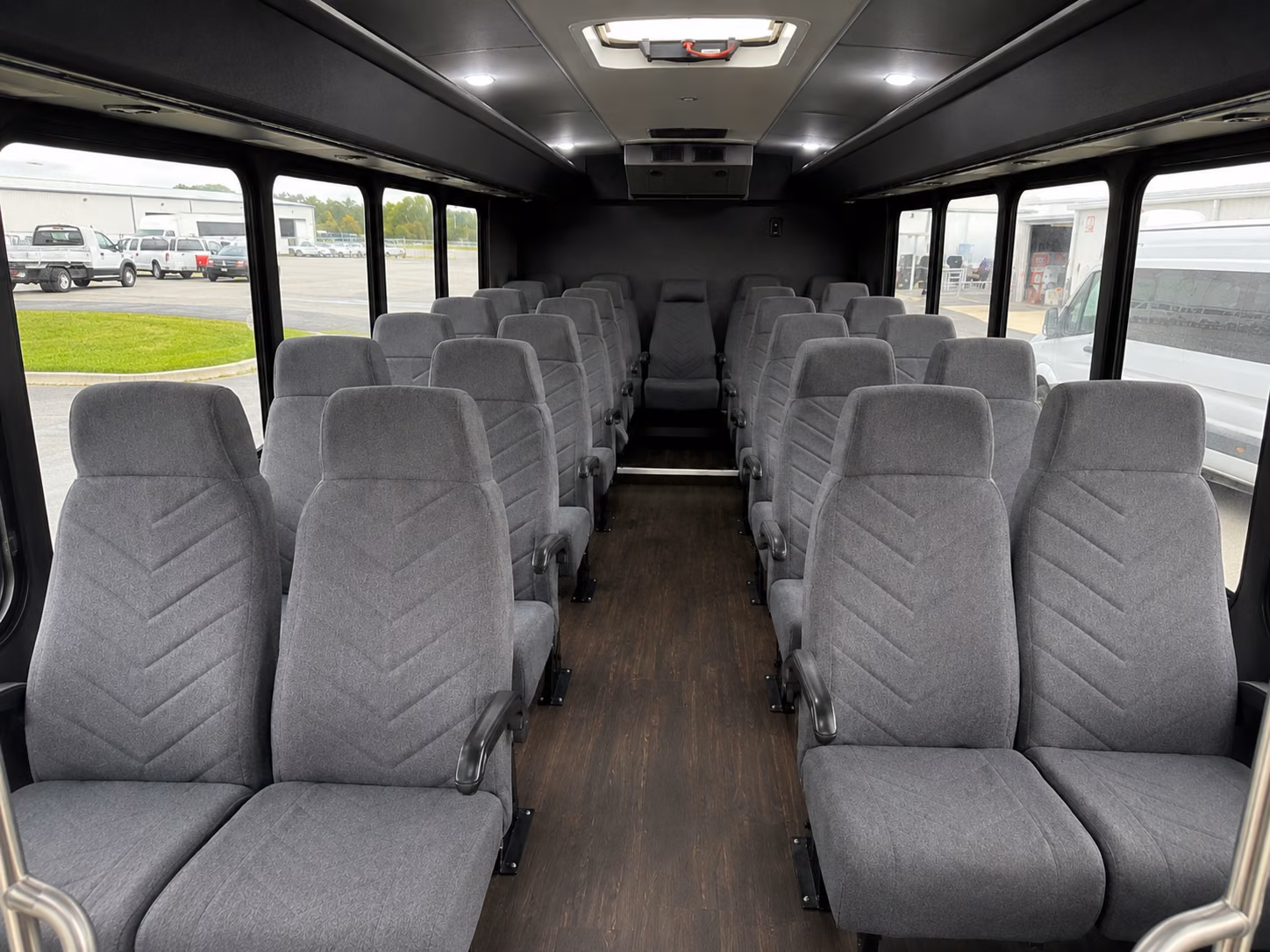 cape coral 18 passenger minibus interior