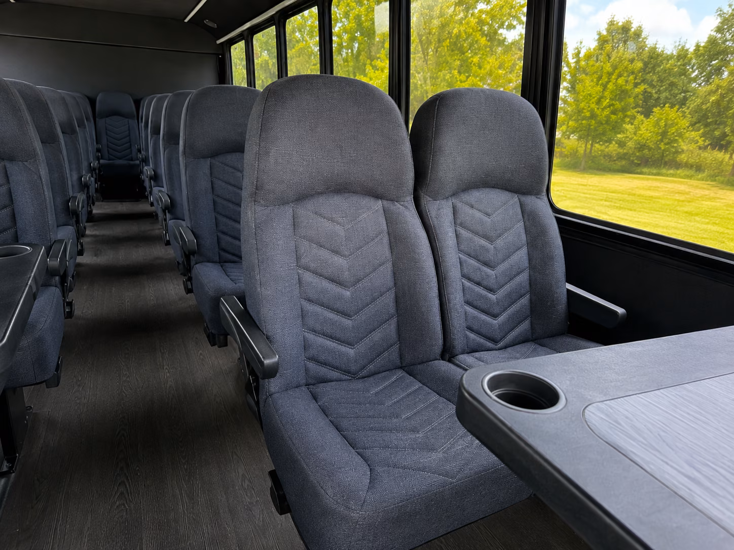 cape coral 20 passenger minibus inside