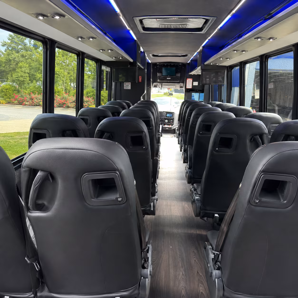 cape coral 28 passenger minibus inside