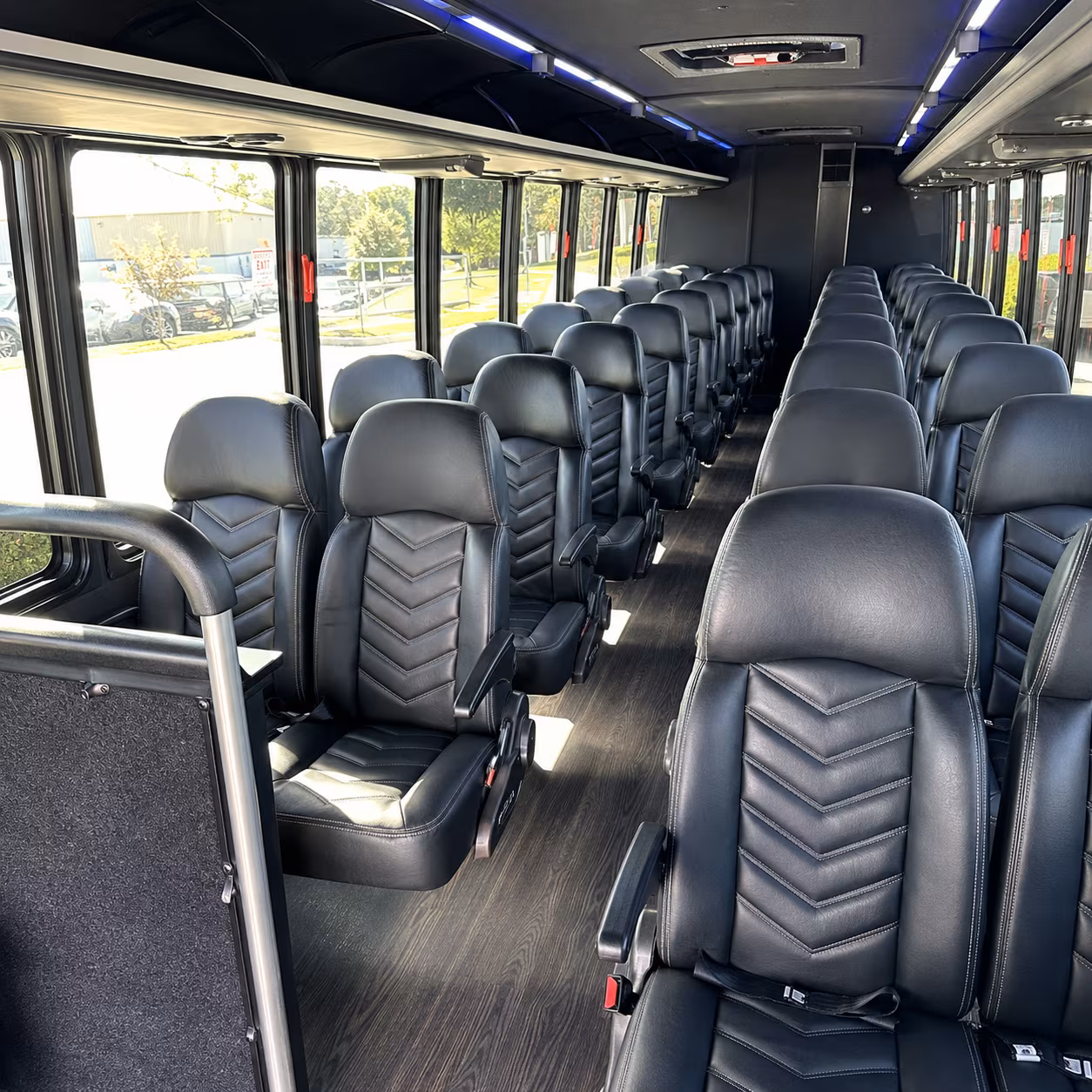 cape coral 30 passenger minibus inside