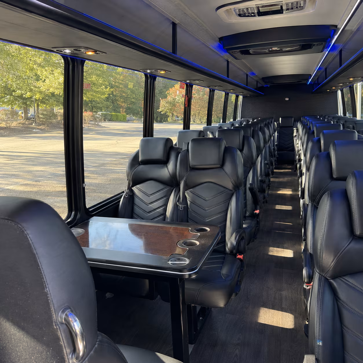 cape coral 35 passenger minibus inside