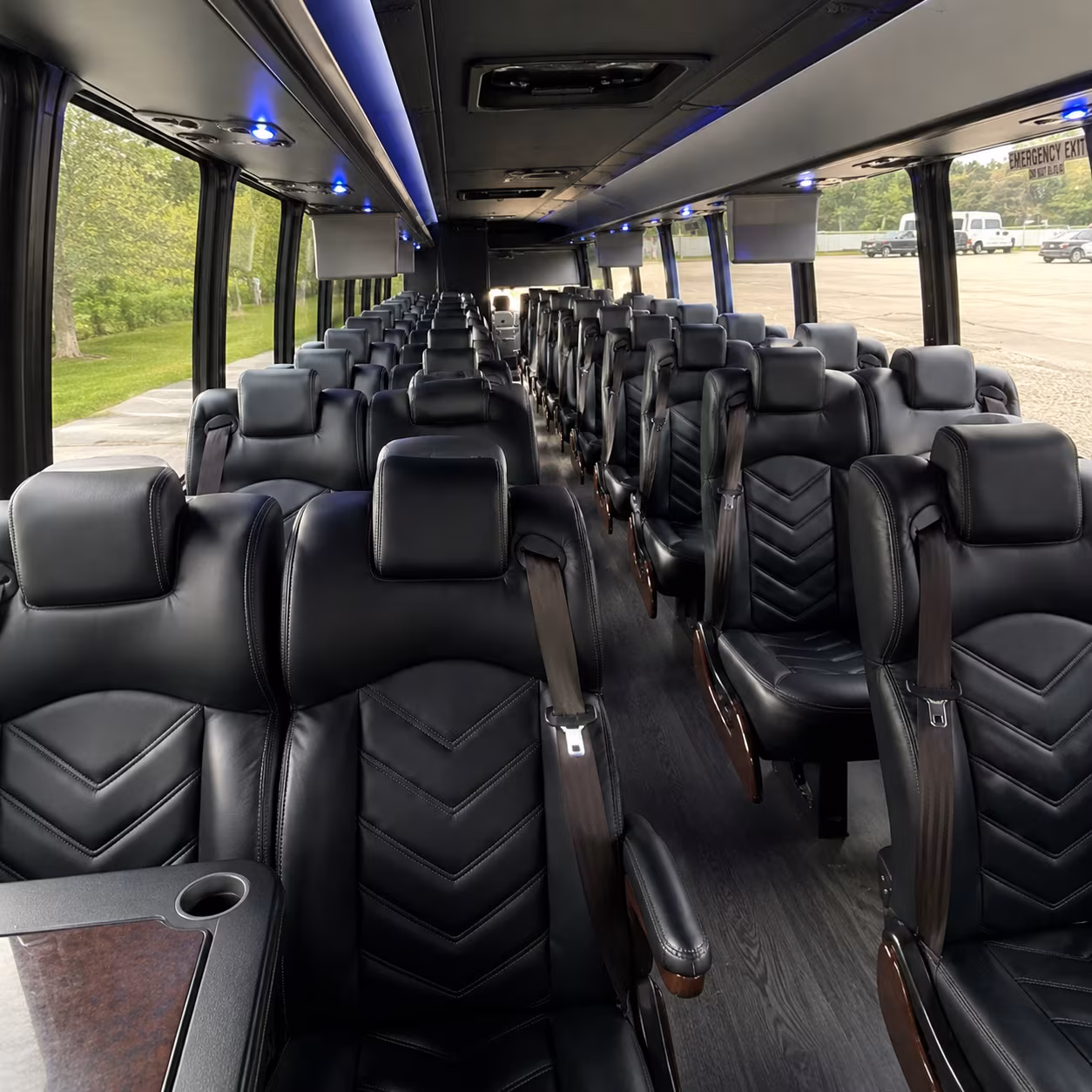 cape coral 35 passenger minibus interior