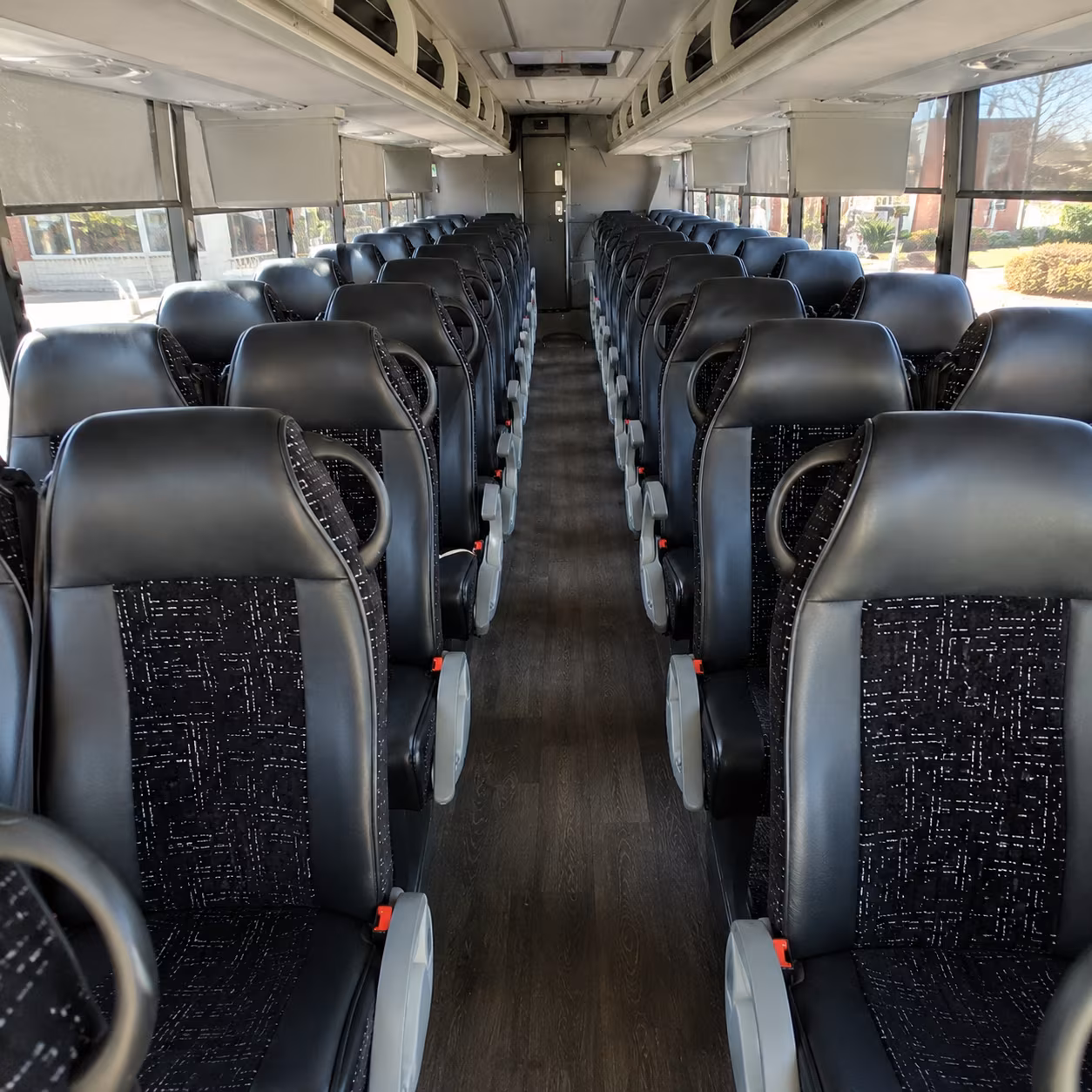 cape coral 54 passenger charter bus inside