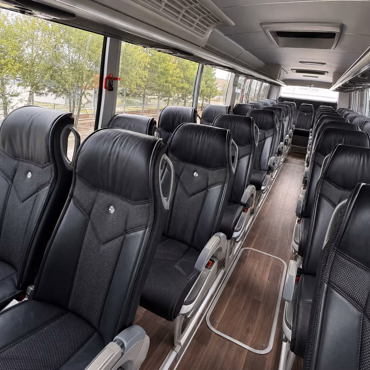 cape coral charter bus inside