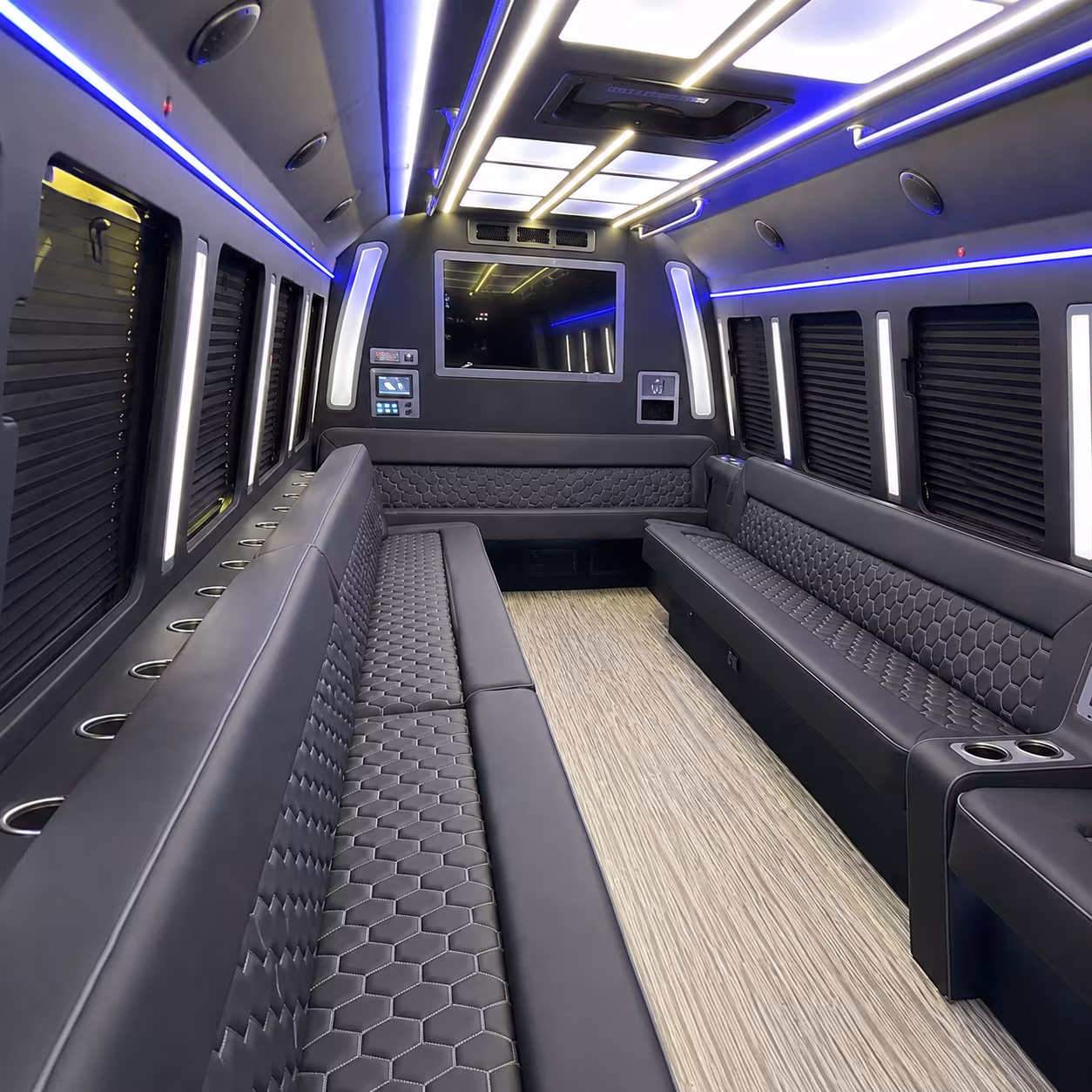 cape coral party bus interior